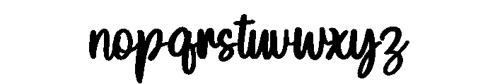 Baulina Font LOWERCASE