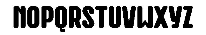 Baune Font UPPERCASE
