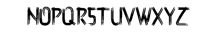 Bavdak Regular Font LOWERCASE