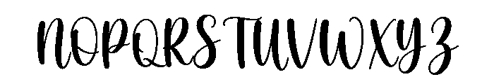 Bavella Font UPPERCASE