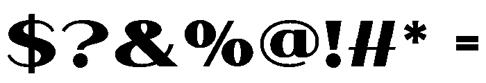 Bavero Black Font OTHER CHARS