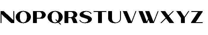 Bavero Black Font UPPERCASE