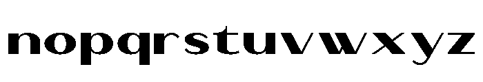Bavero Black Font LOWERCASE