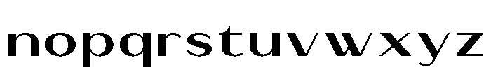 Bavero Bold Font LOWERCASE