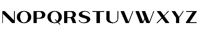 Bavero Extra Bold Font UPPERCASE