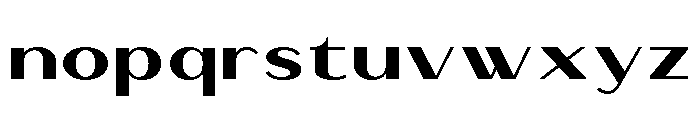 Bavero-ExtraBold Font LOWERCASE