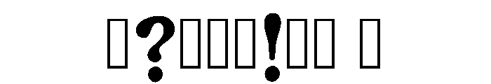 Bay Regular Font OTHER CHARS