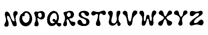 Bay Regular Font UPPERCASE