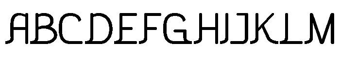Bayakub Regular Font UPPERCASE