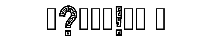 Bayan Regular Font OTHER CHARS