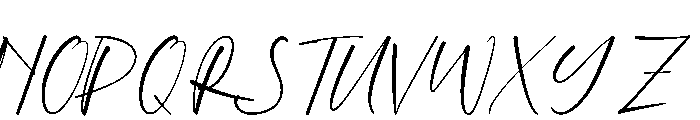 Bayangan Rindu Font UPPERCASE