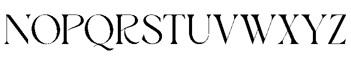 Bayari Regular Font UPPERCASE