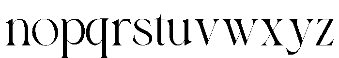 Bayari Regular Font LOWERCASE