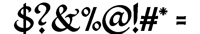 Baylaf Alwahas Regular Font OTHER CHARS