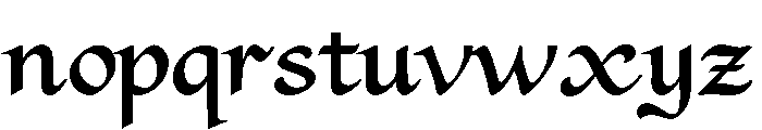 Baylaf Alwahas Regular Font LOWERCASE