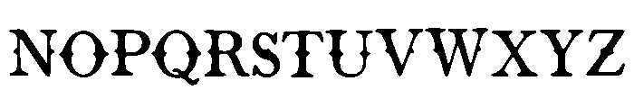 Bayshore Font LOWERCASE