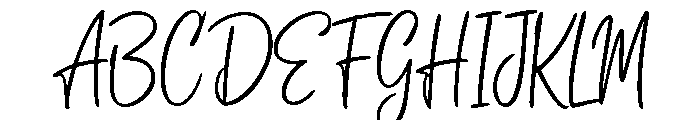 Bayside Stanleigh Script Font UPPERCASE