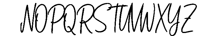 Bayside Stanleigh Script Font UPPERCASE