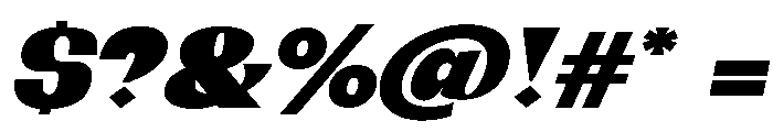 Baze-BlackItalic Font OTHER CHARS