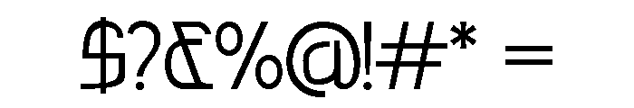 Bazirah Regular Font OTHER CHARS