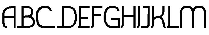 Bazirah Regular Font UPPERCASE