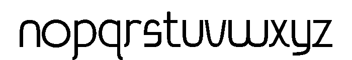 Bazirah Regular Font LOWERCASE