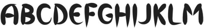 BADOL LOSE Regular otf (400) Font LOWERCASE