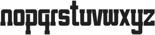 BADRUNG Regular otf (400) Font LOWERCASE