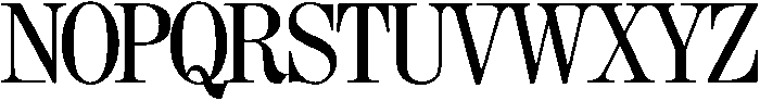 BAKER Regular otf (400) Font UPPERCASE