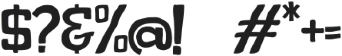 BALLEND Regular otf (400) Font OTHER CHARS