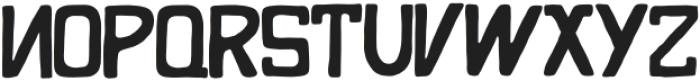 BALLEND Regular otf (400) Font UPPERCASE