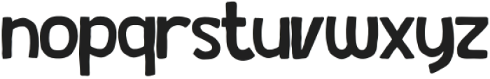 BALLEND Regular otf (400) Font LOWERCASE
