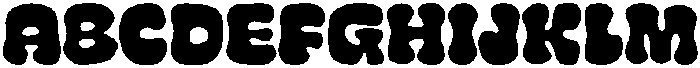 BALLOON Regular otf (400) Font UPPERCASE