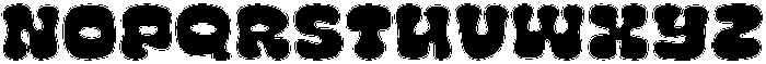 BALLOON Regular otf (400) Font LOWERCASE