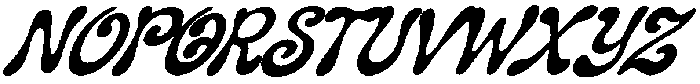 BALOME Italic otf (400) Font LOWERCASE