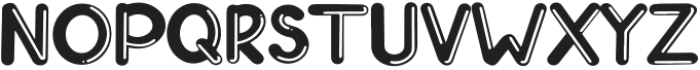 BALONEE Bubble otf (400) Font LOWERCASE