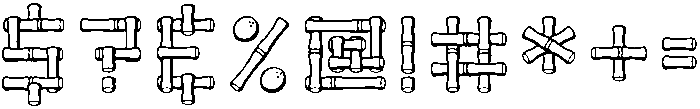 BAMBOO Regular otf (400) Font OTHER CHARS