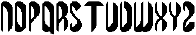 BAMEKA Regular otf (400) Font LOWERCASE
