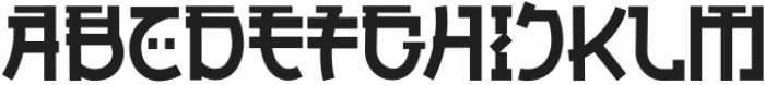 BAMIDA Regular otf (400) Font UPPERCASE