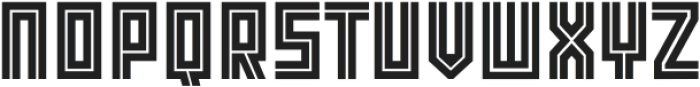 BAMOR Regular otf (400) Font UPPERCASE