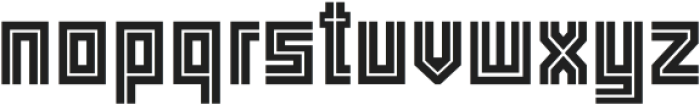 BAMOR Regular otf (400) Font LOWERCASE