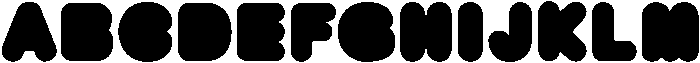 BAQRounded otf (400) Font UPPERCASE