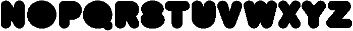BAQRounded otf (400) Font LOWERCASE