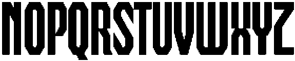 BASKOV Regular otf (400) Font UPPERCASE