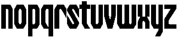 BASKOV Regular otf (400) Font LOWERCASE