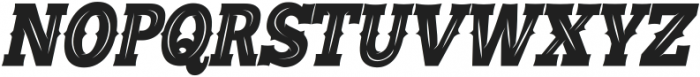 BATTLE ROAD VENTAGE Italic ttf (400) Font UPPERCASE