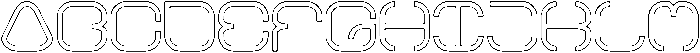 BAVARIA-Hollow otf (400) Font UPPERCASE
