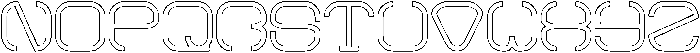 BAVARIA-Hollow otf (400) Font UPPERCASE