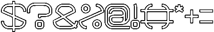 BAVARIA-Line ttf (400) Font OTHER CHARS