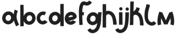 BaNUChI Regular otf (400) Font LOWERCASE